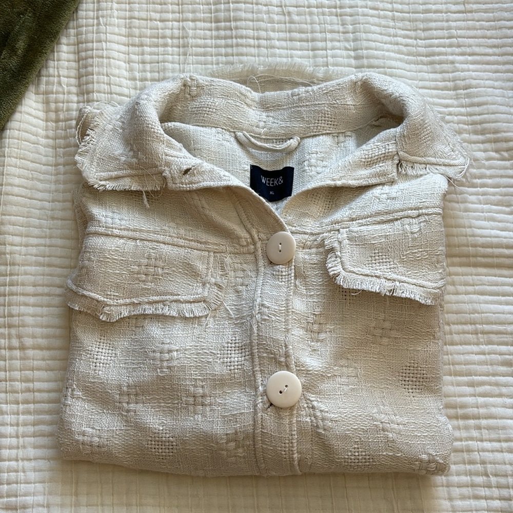 Woven Shacket